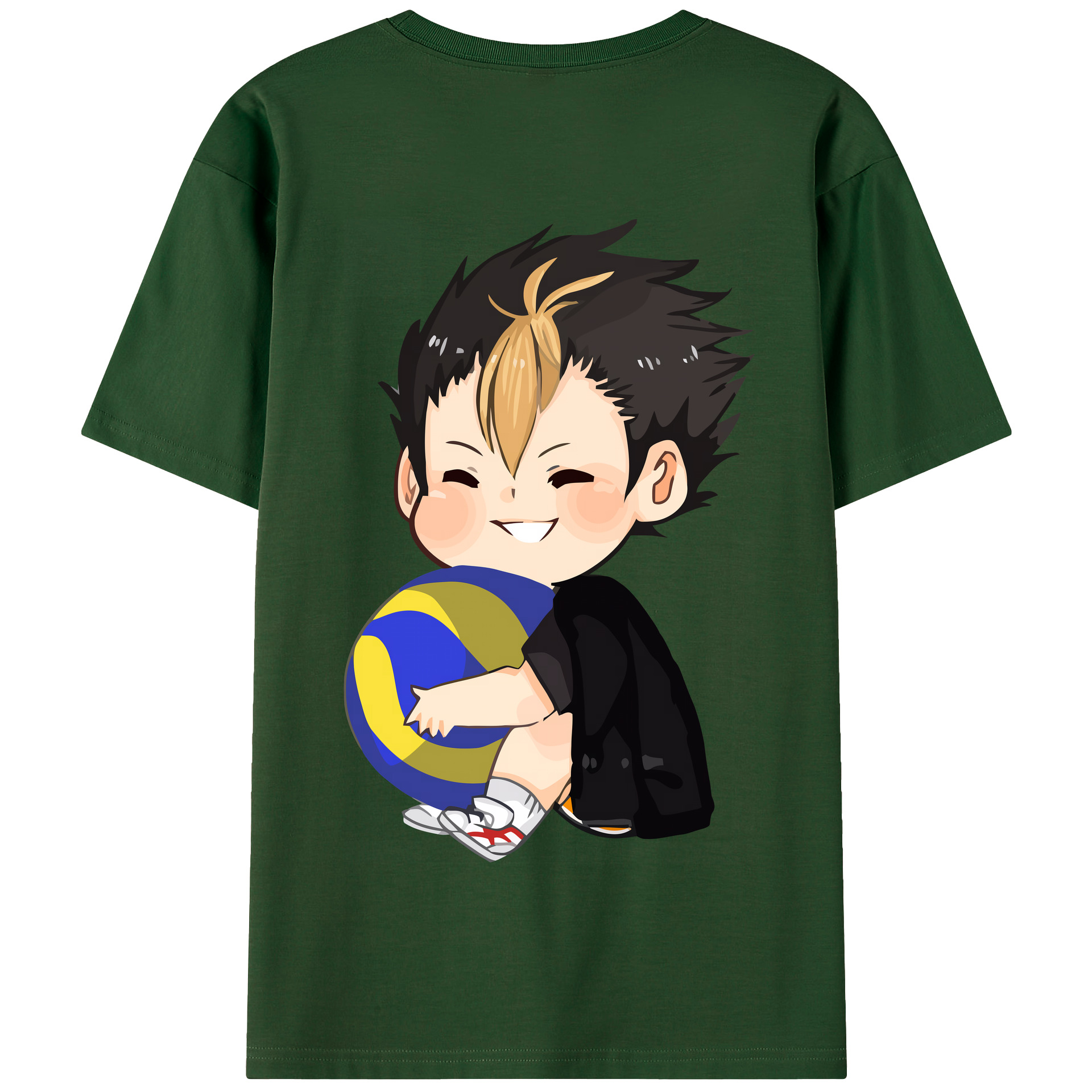 （画像用） ハイキュー!! Haikyu!! 綿100％半袖Tシャツ（背面プリント）
